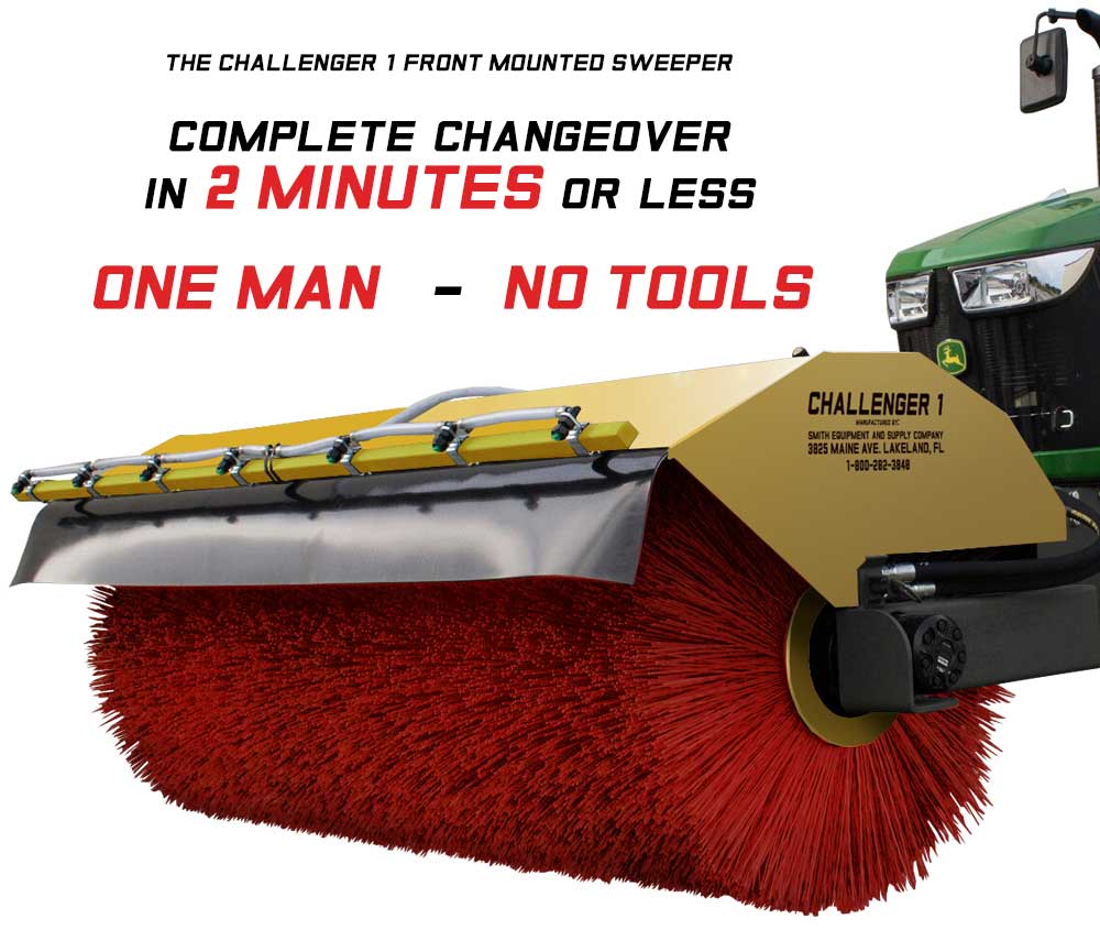 Industrial Sweeper Brush and Tube Broom - Smith Equipment